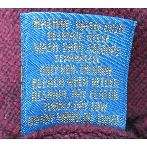 Pendleton V-Neck Pullover Sweater Men's Size XXL Washable Lamb's Wool Dark Red - Picture 4 of 7